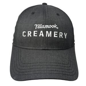 Tillamook Creamery Strapback Hat Black One Size Embroidered ACE USA